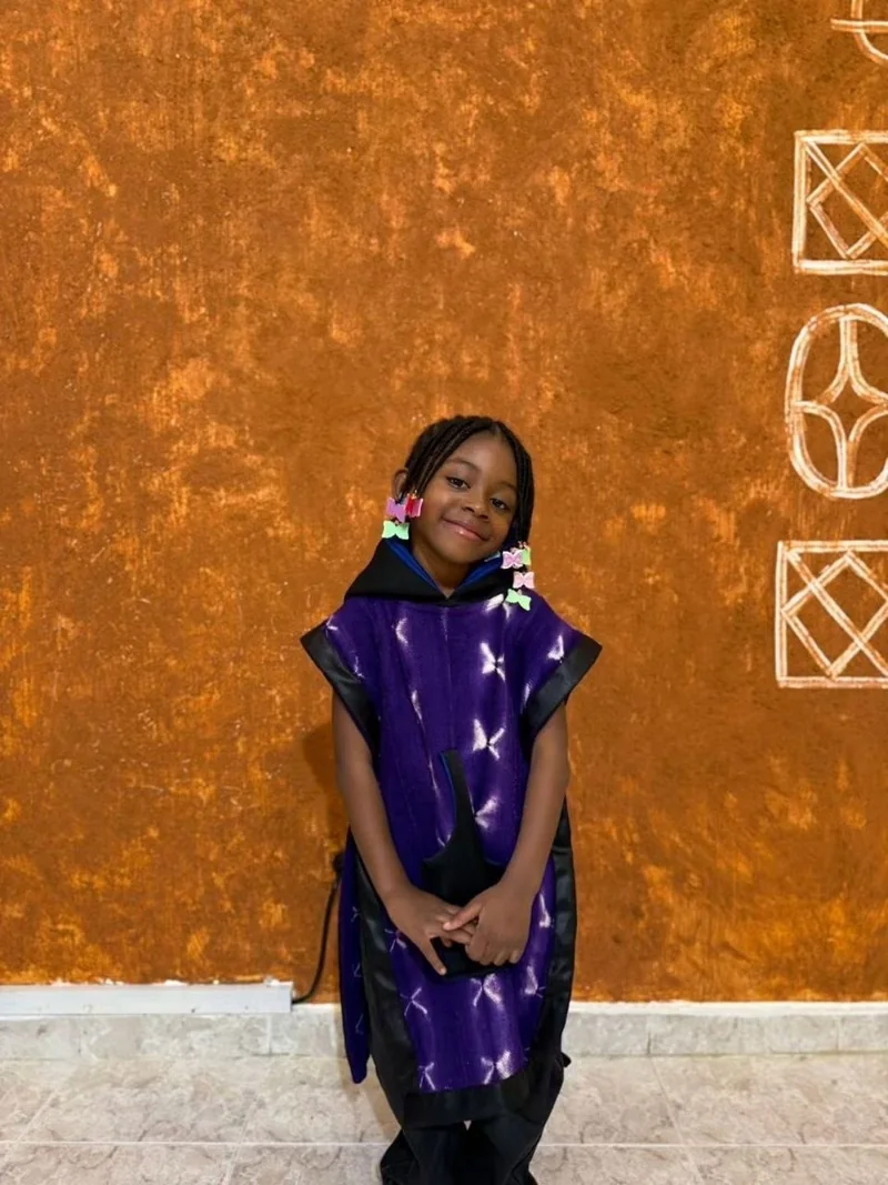 Tunique enfant violette